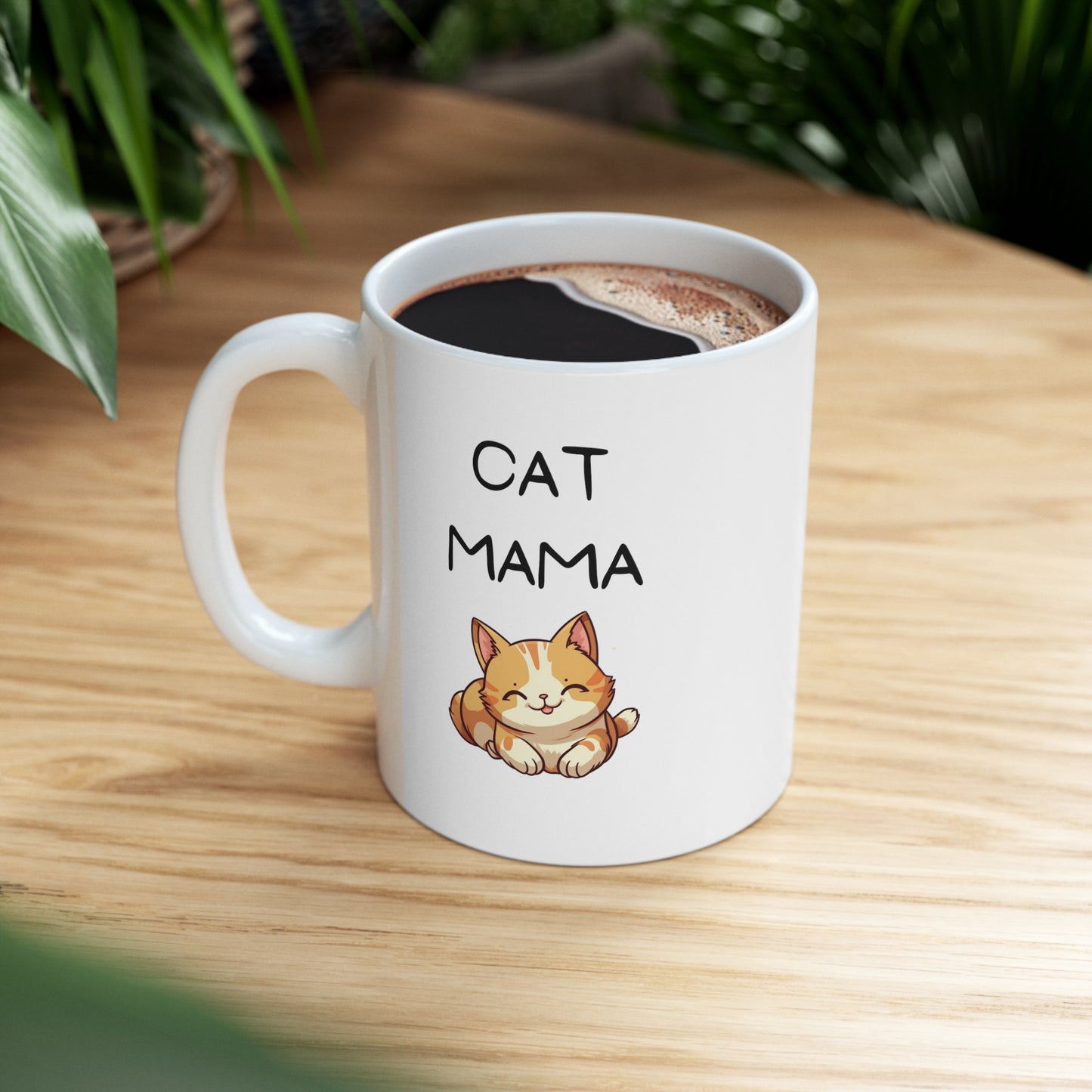 Cat Mama Ceramic Mug 11oz