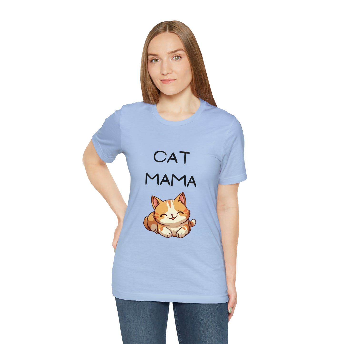 Cat Mama Jersey Short Sleeve Tee