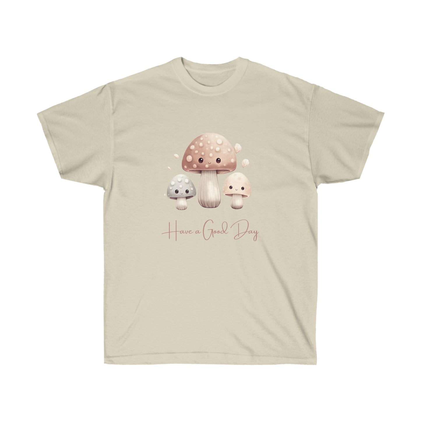 Have a Good Day Kawaii Mushroom Tee