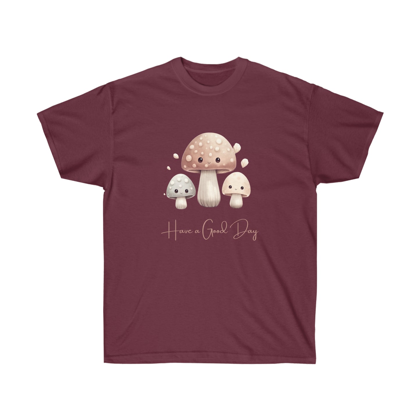 Have a Good Day Kawaii Mushroom Tee