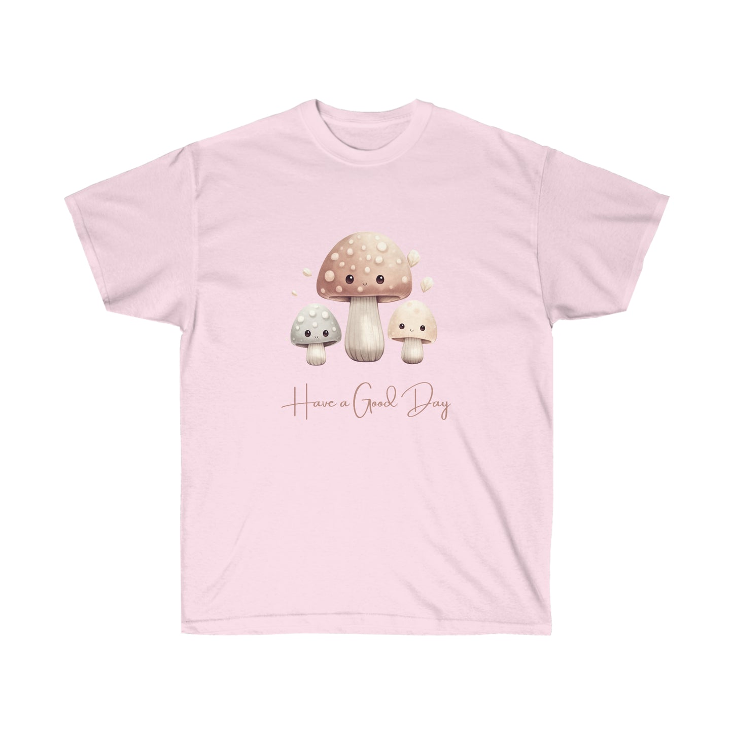 Have a Good Day Kawaii Mushroom Tee