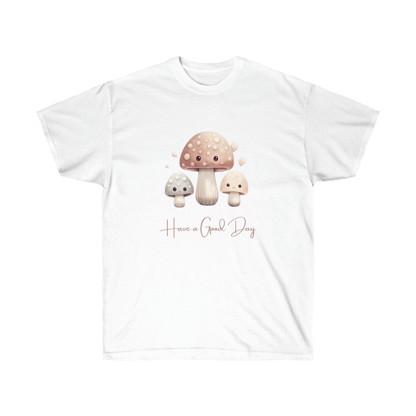 Have a Good Day Kawaii Mushroom Tee