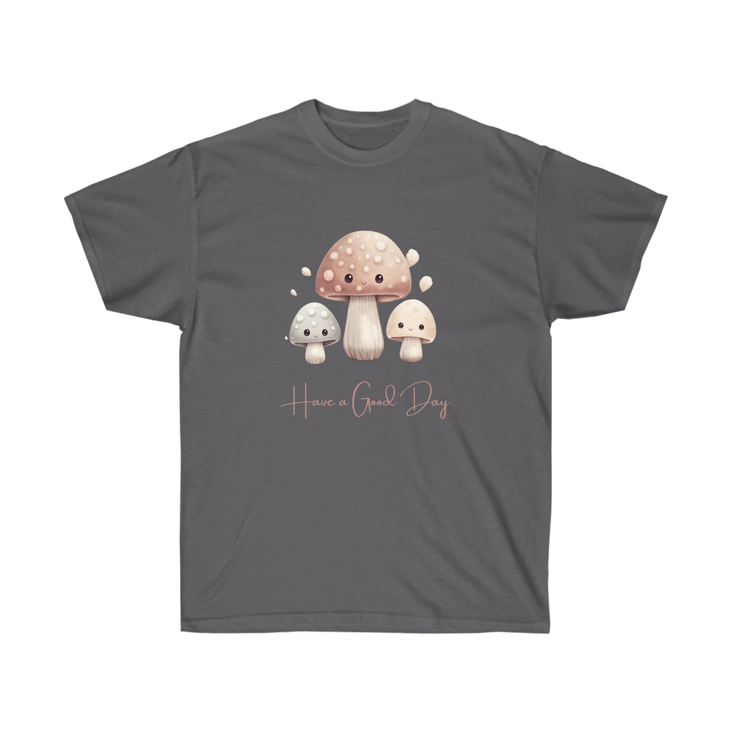 Have a Good Day Kawaii Mushroom Tee