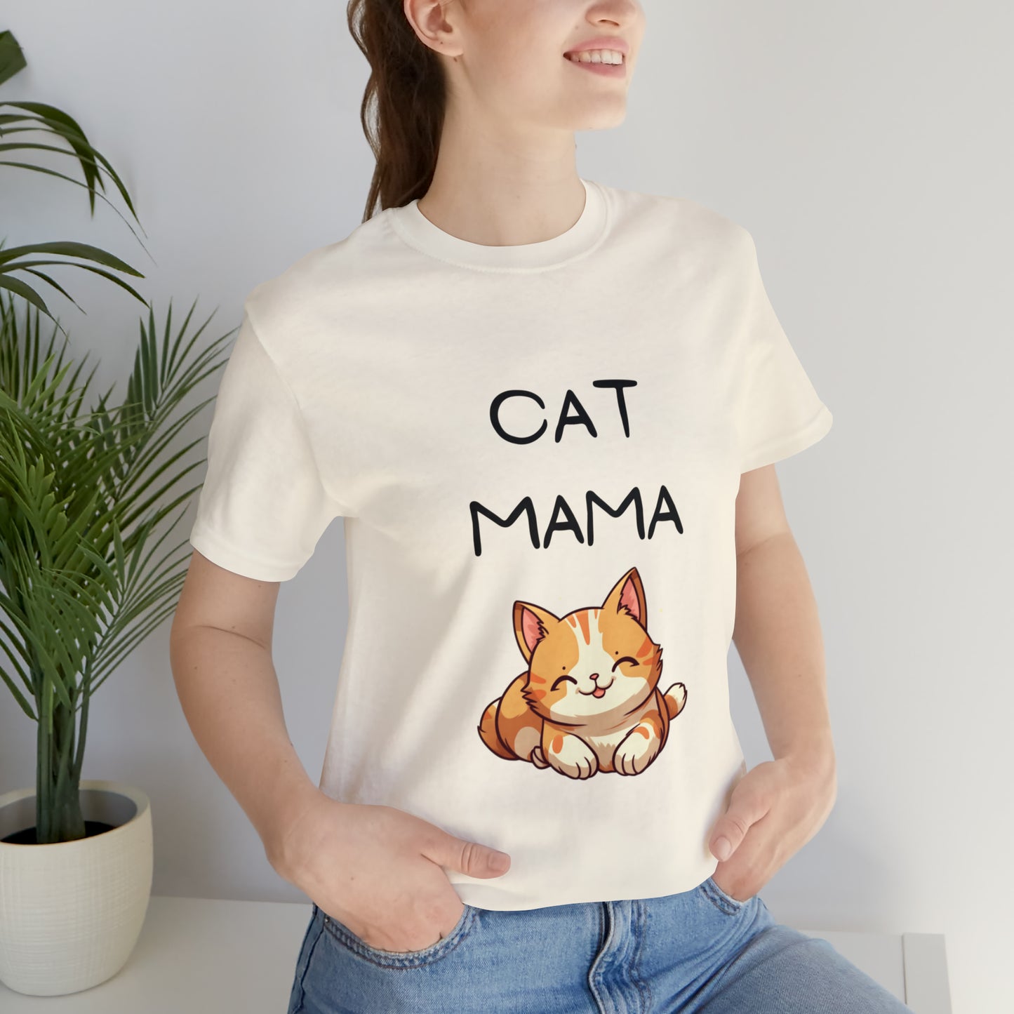 Cat Mama Jersey Short Sleeve Tee