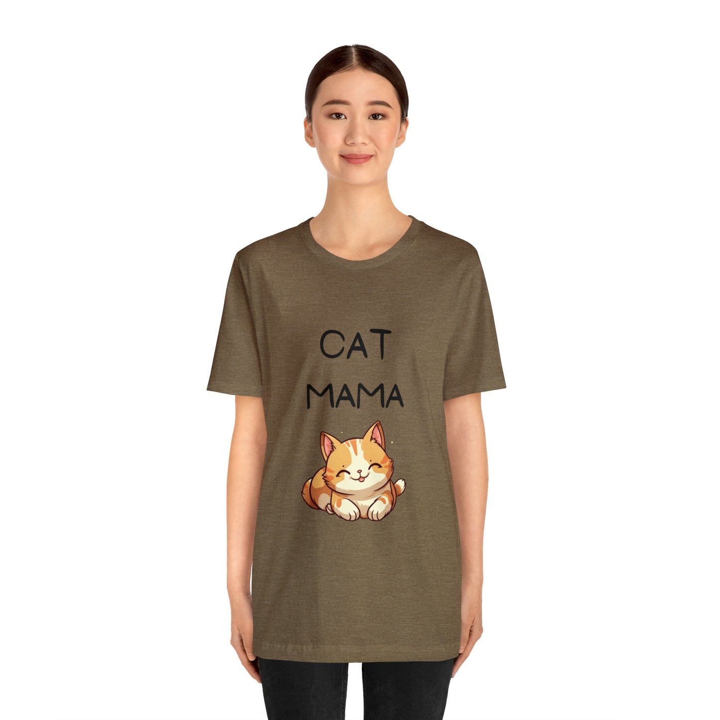 Cat Mama Jersey Short Sleeve Tee