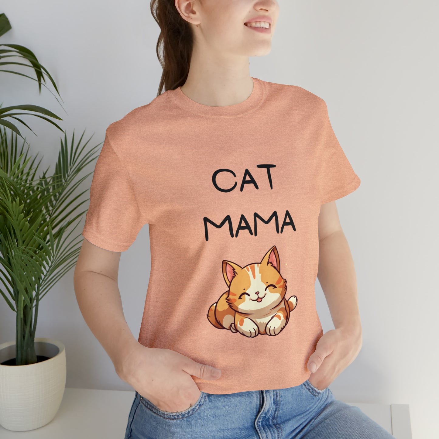 Cat Mama Jersey Short Sleeve Tee