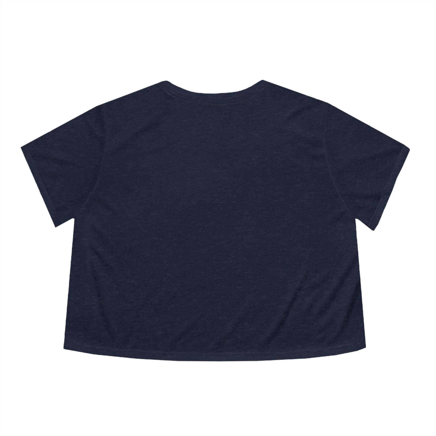 Flower Neutral Color Women's Flowy Cropped Tee