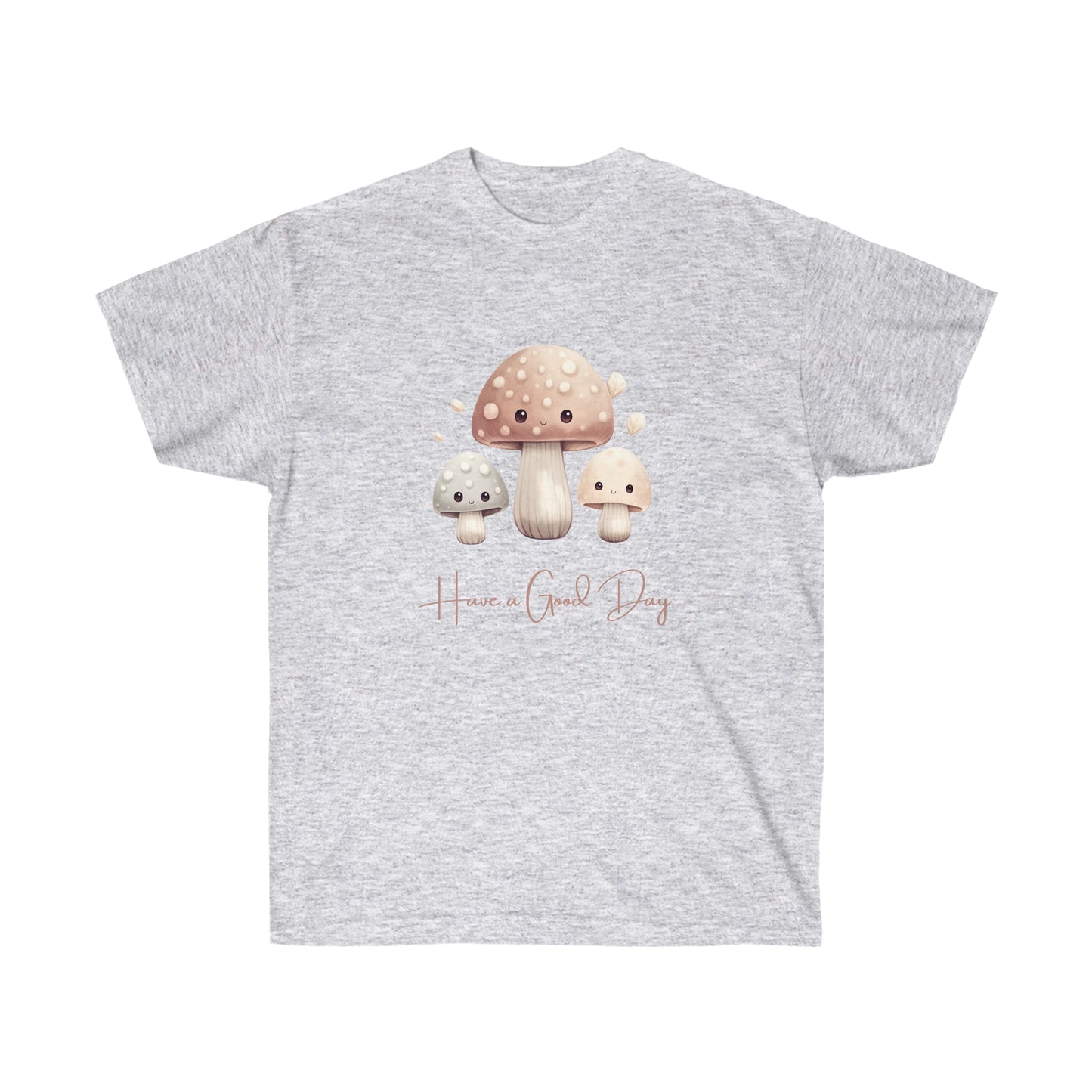 Have a Good Day Kawaii Mushroom Tee