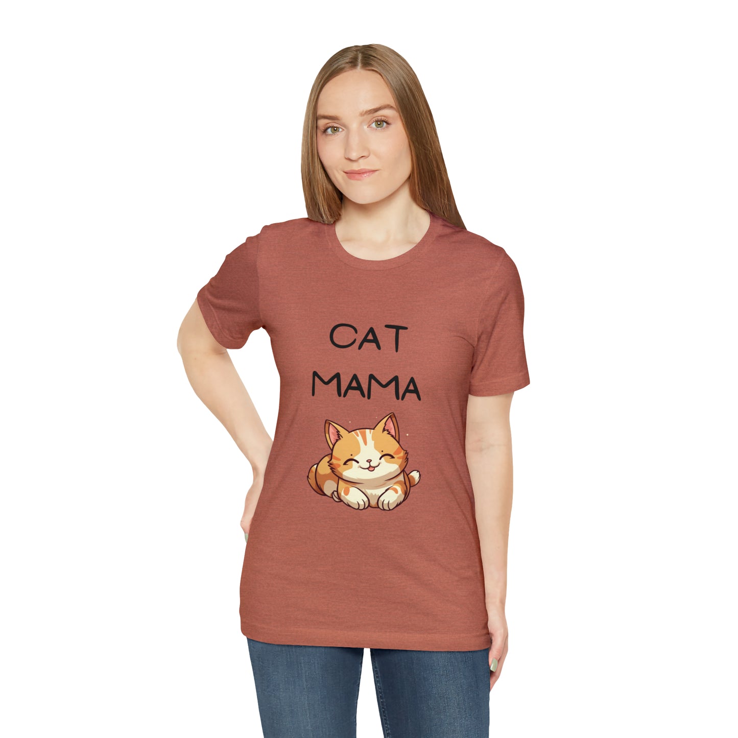 Cat Mama Jersey Short Sleeve Tee