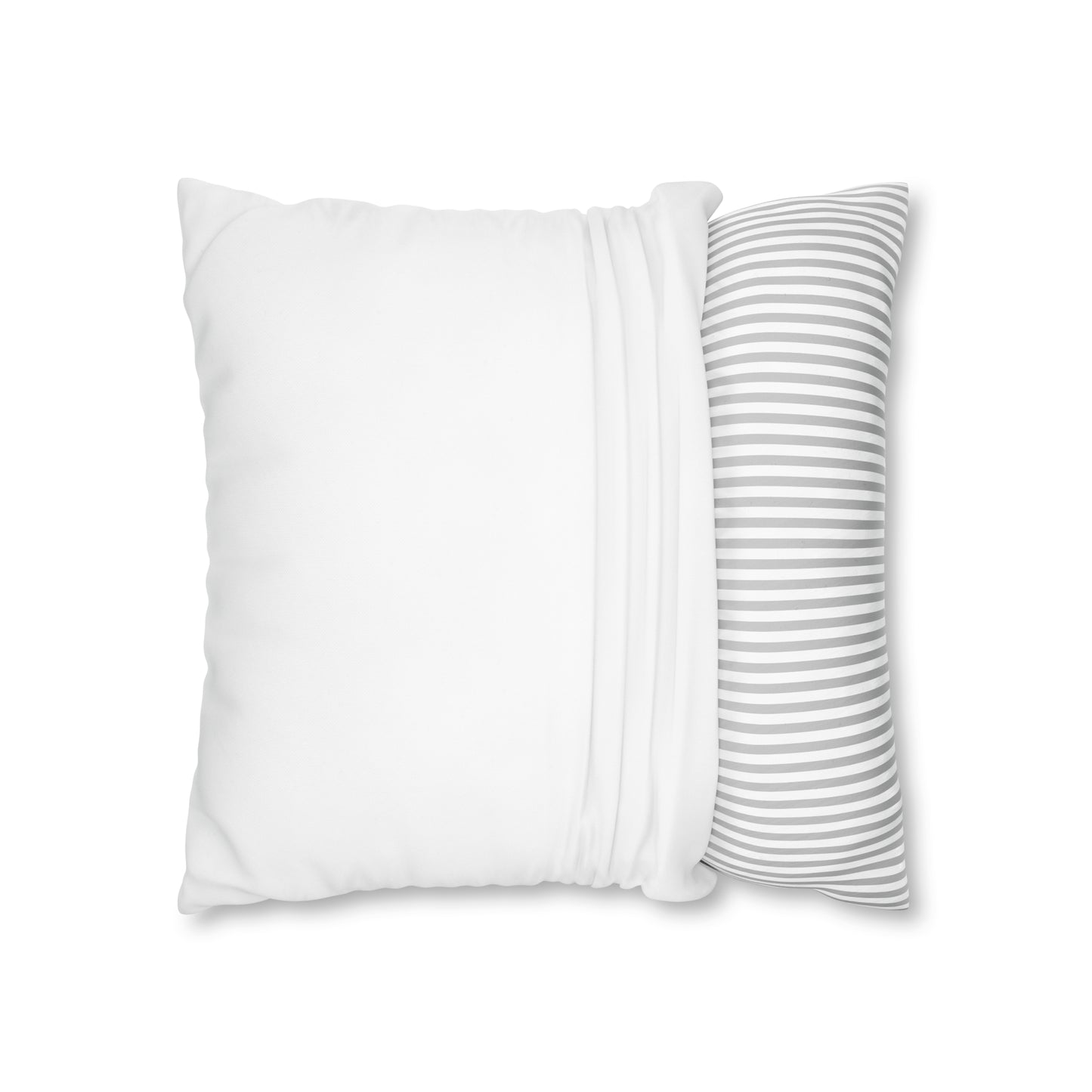 Neutral Color Flower Spun Polyester Pillowcase