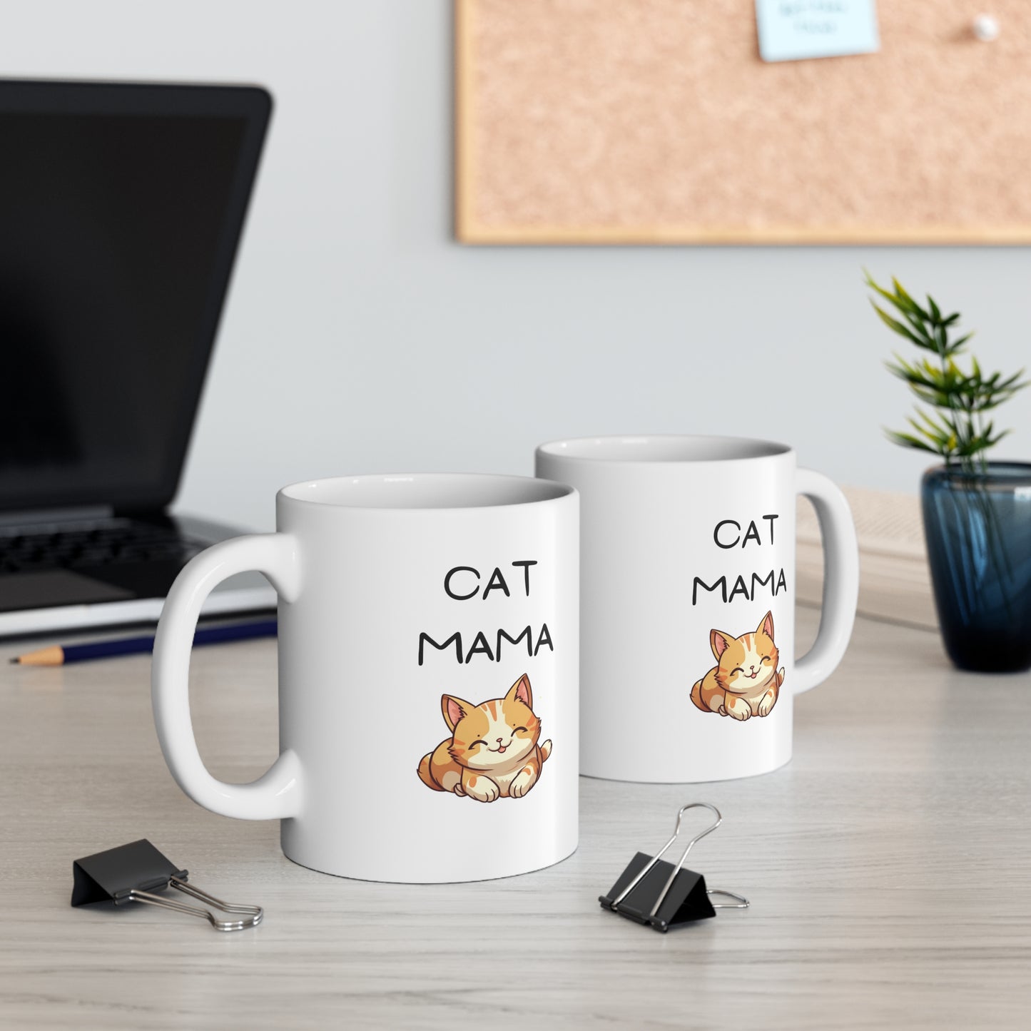 Cat Mama Ceramic Mug 11oz
