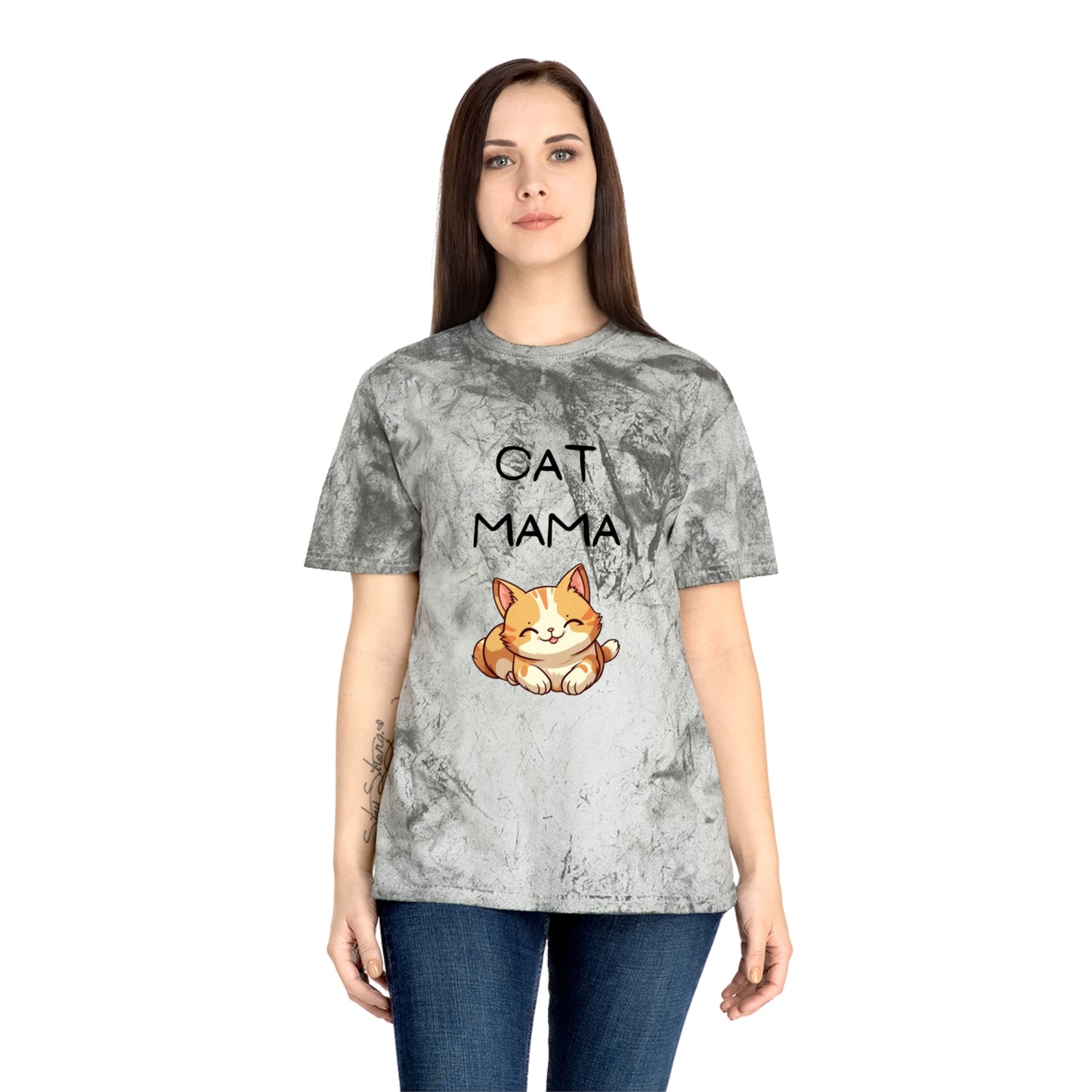 Cat Mama Color Blast T-Shirt