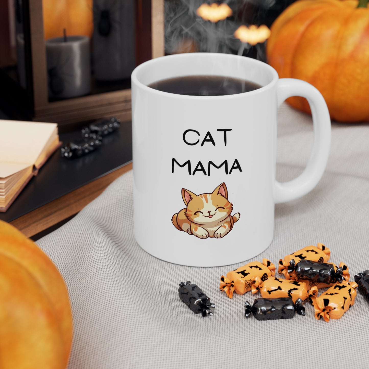 Cat Mama Ceramic Mug 11oz