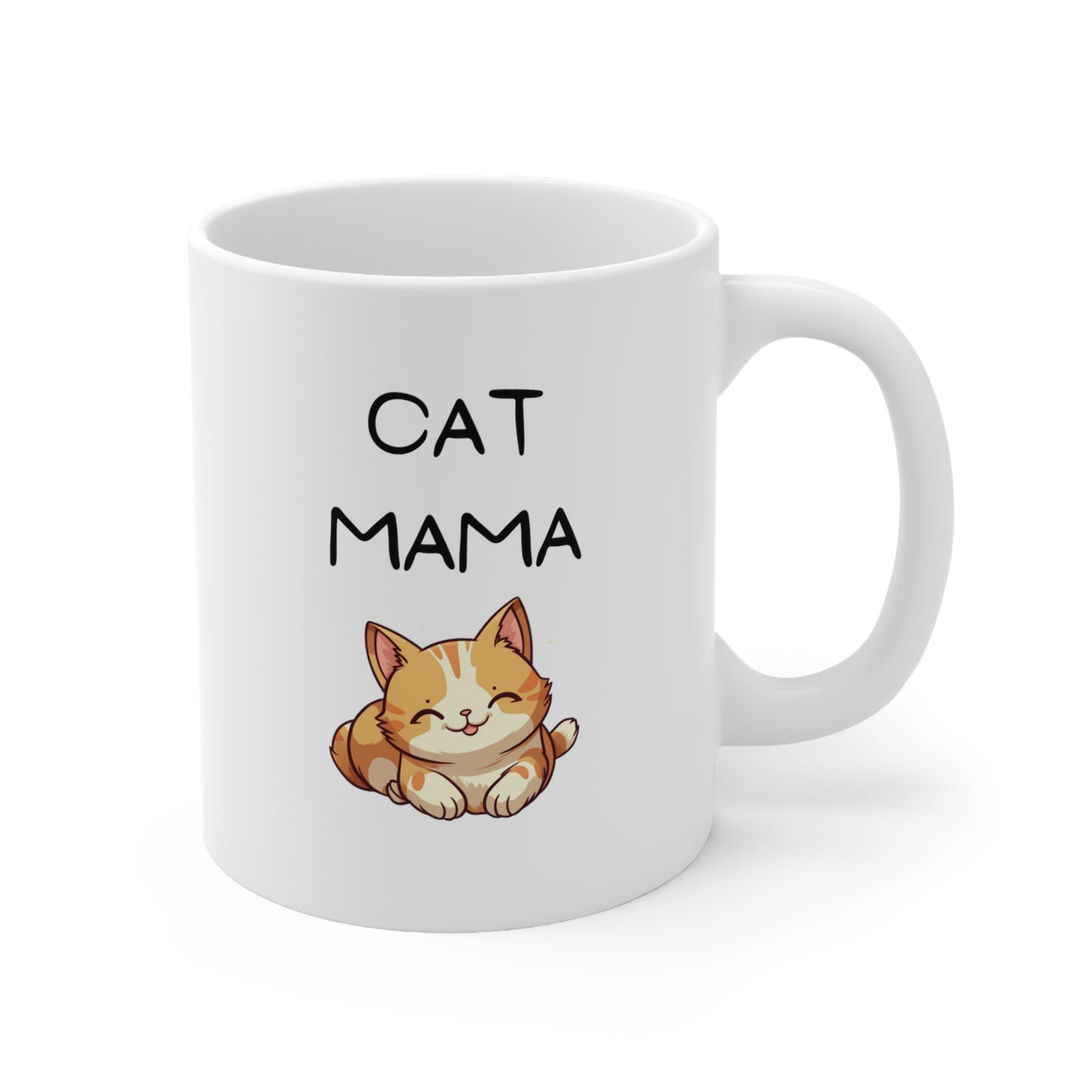 Cat Mama Ceramic Mug 11oz