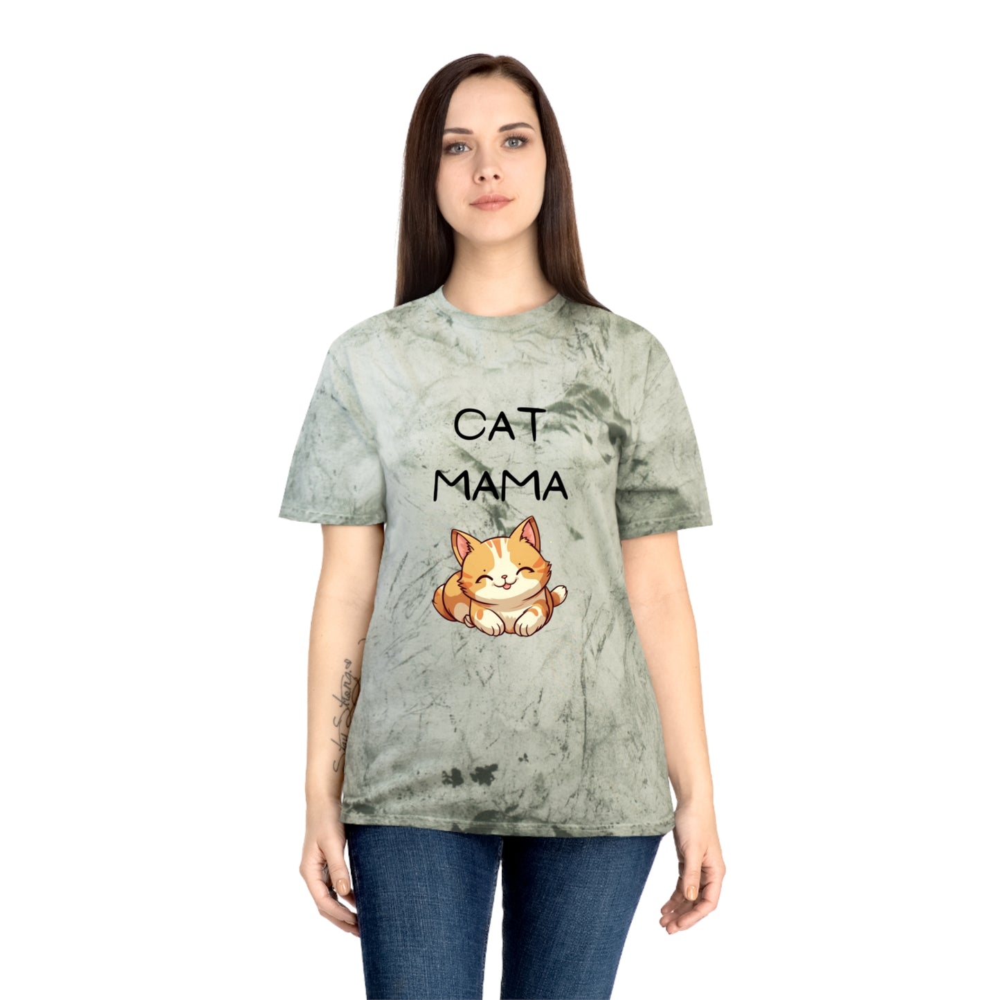 Cat Mama Color Blast T-Shirt