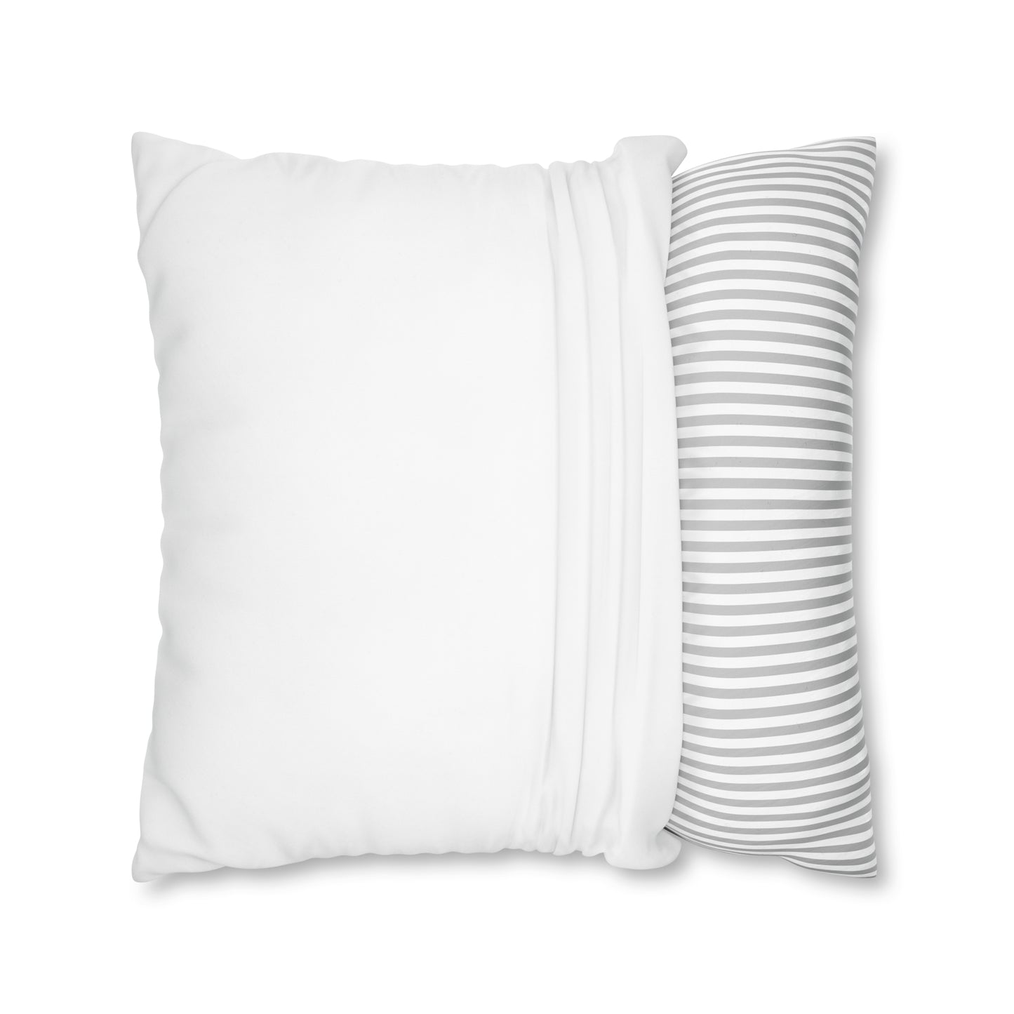 Neutral Color Flower Spun Polyester Pillowcase