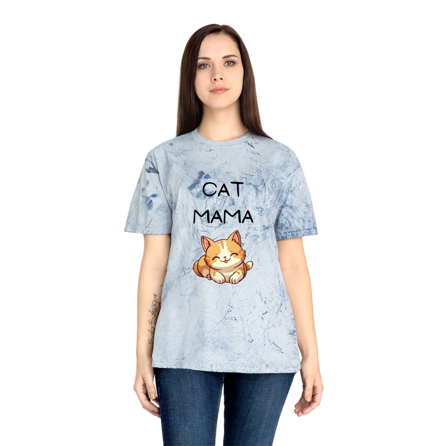 Cat Mama Color Blast T-Shirt