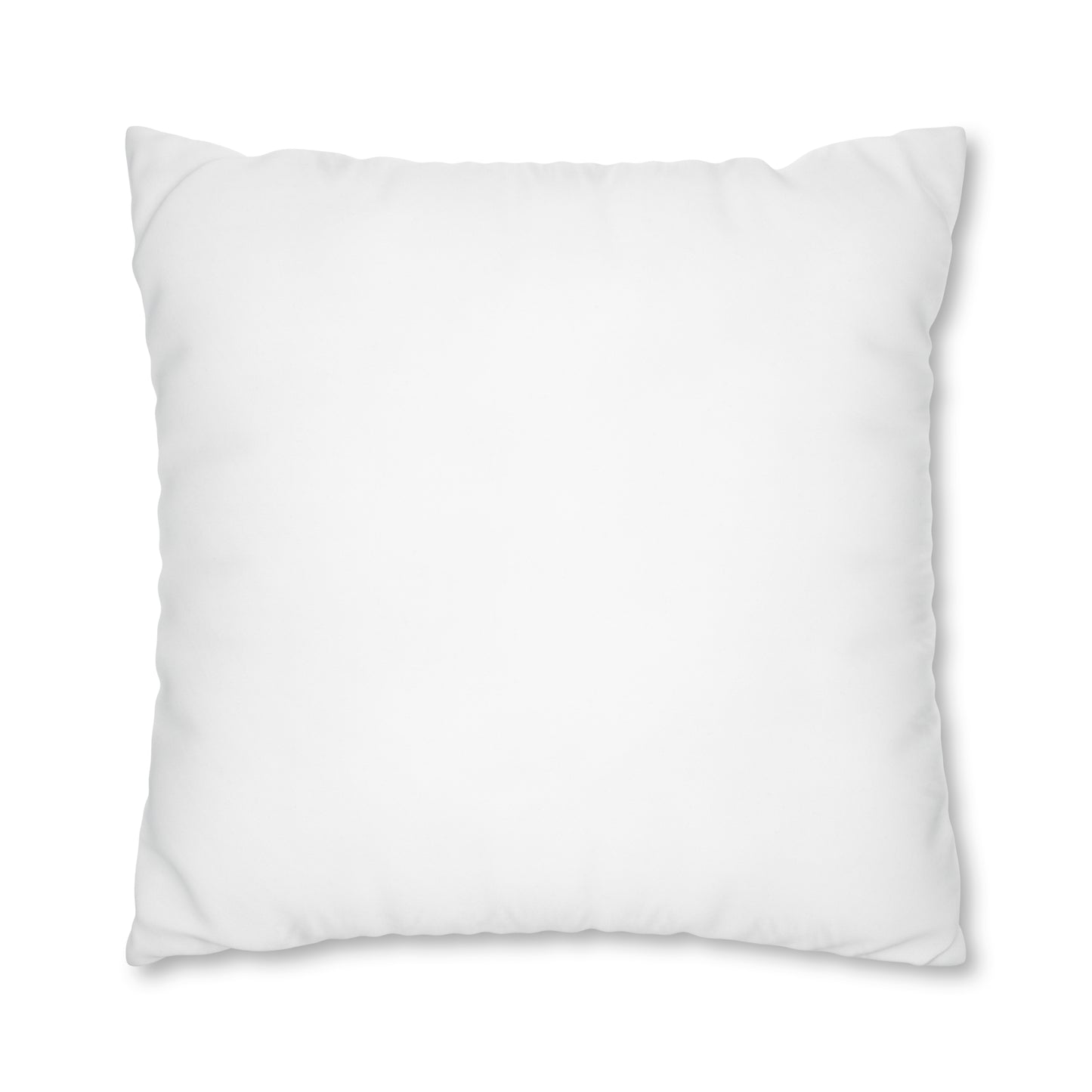 Neutral Color Flower Spun Polyester Pillowcase