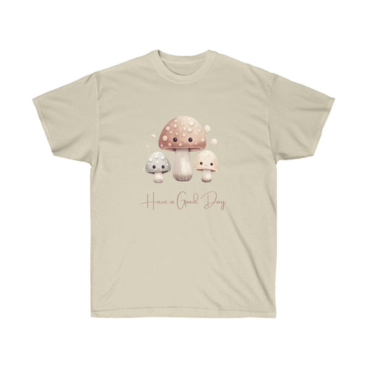 Have a Good Day Kawaii Mushroom Tee
