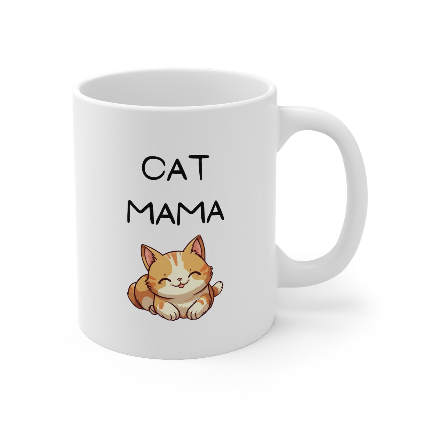 Cat Mama Ceramic Mug 11oz