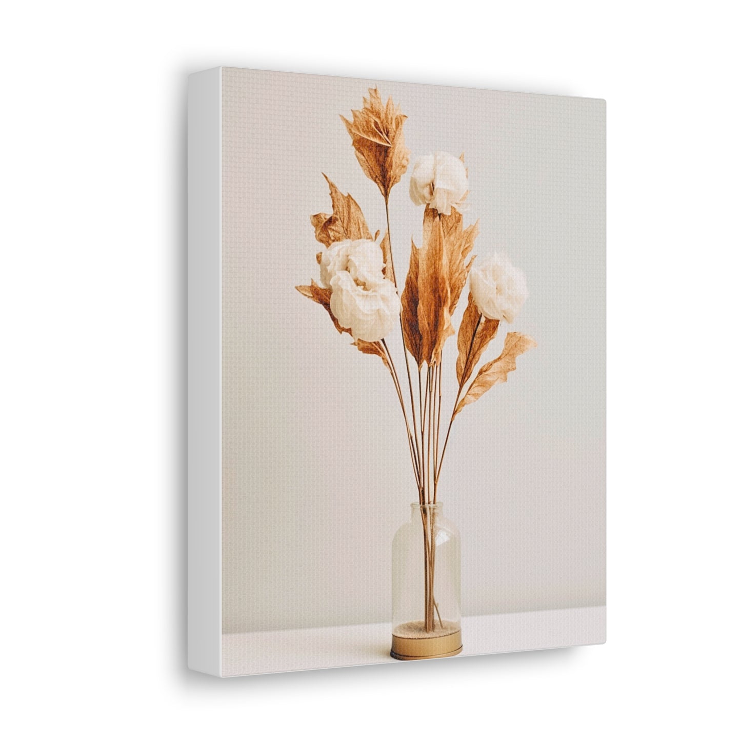 Minimalist Neutral Dry Flower Art 1