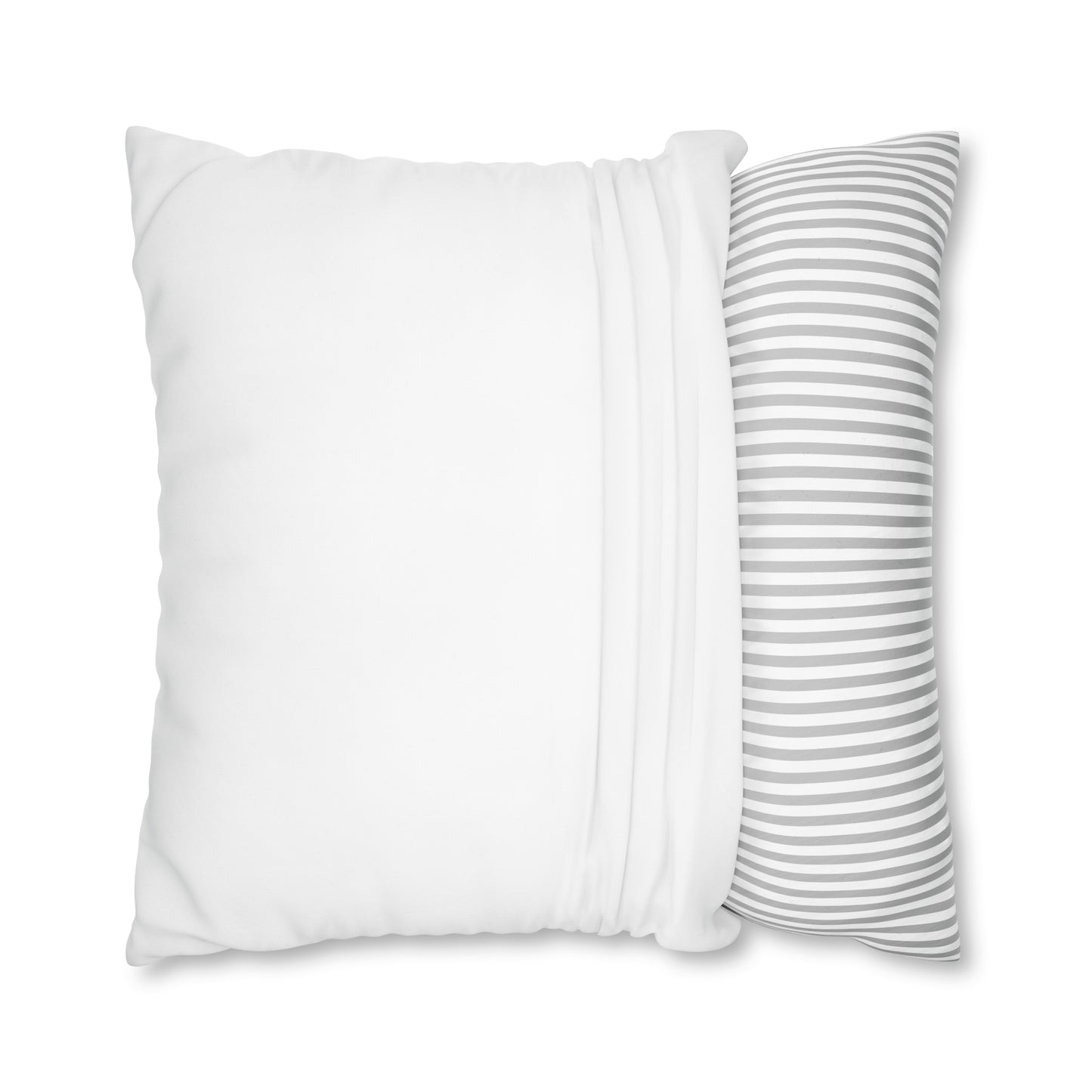 Neutral Color Flower Spun Polyester Pillowcase