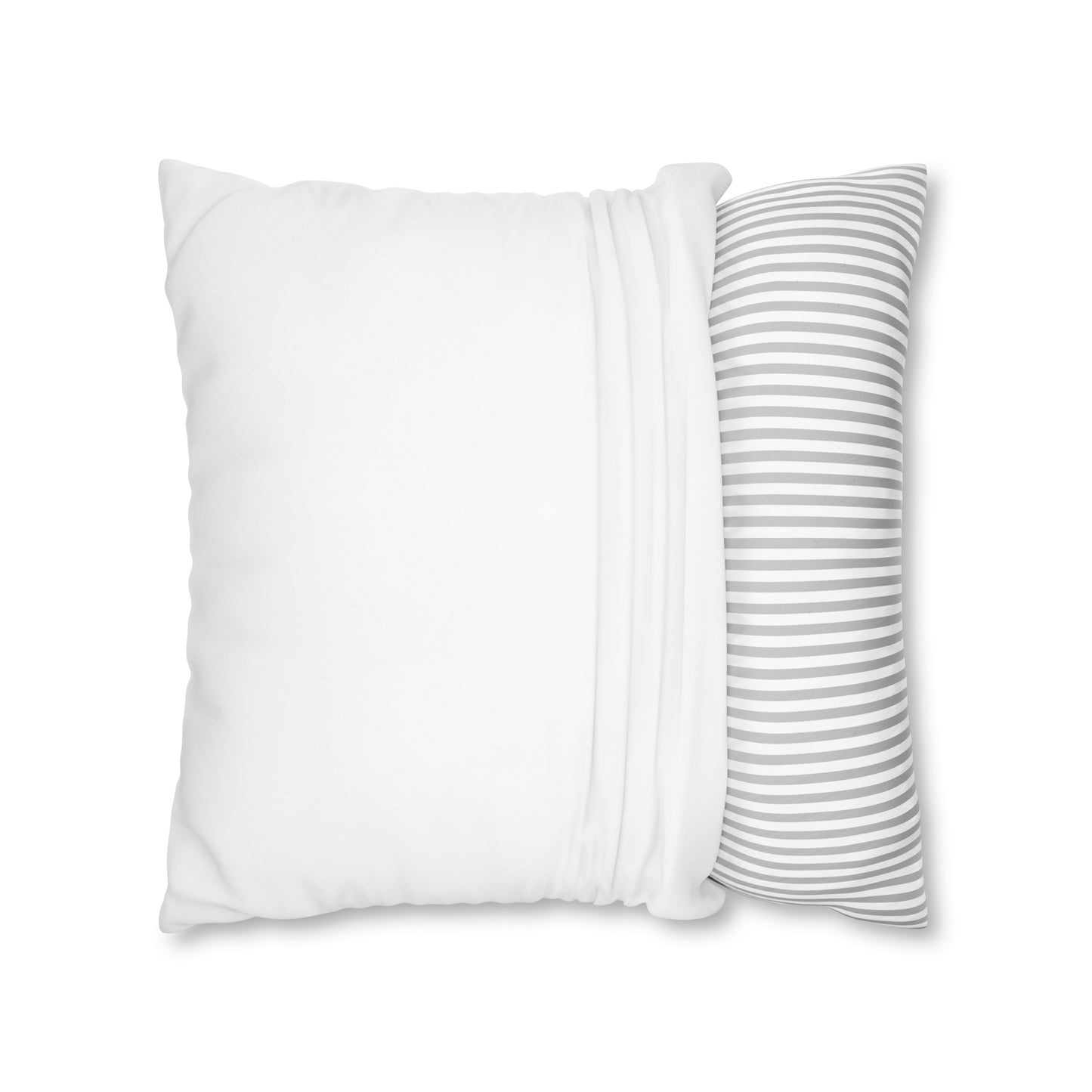 Neutral Color Flower Spun Polyester Pillowcase