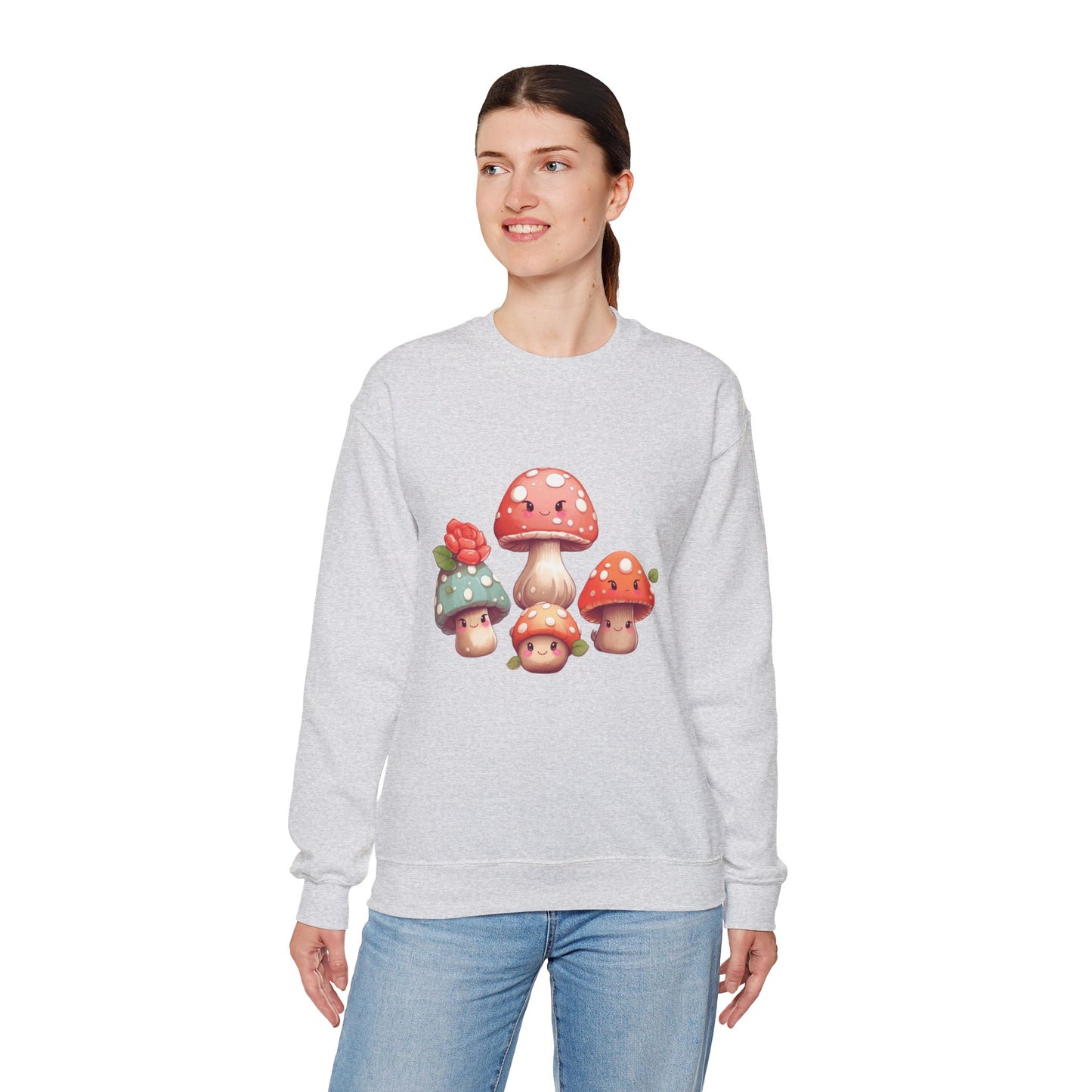 Kawaii Mushroom Sweatshirt