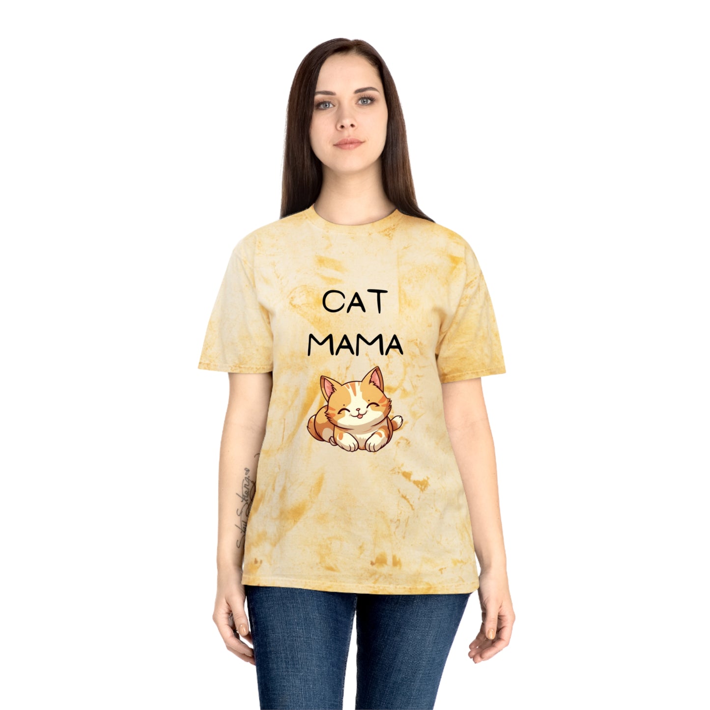 Cat Mama Color Blast T-Shirt