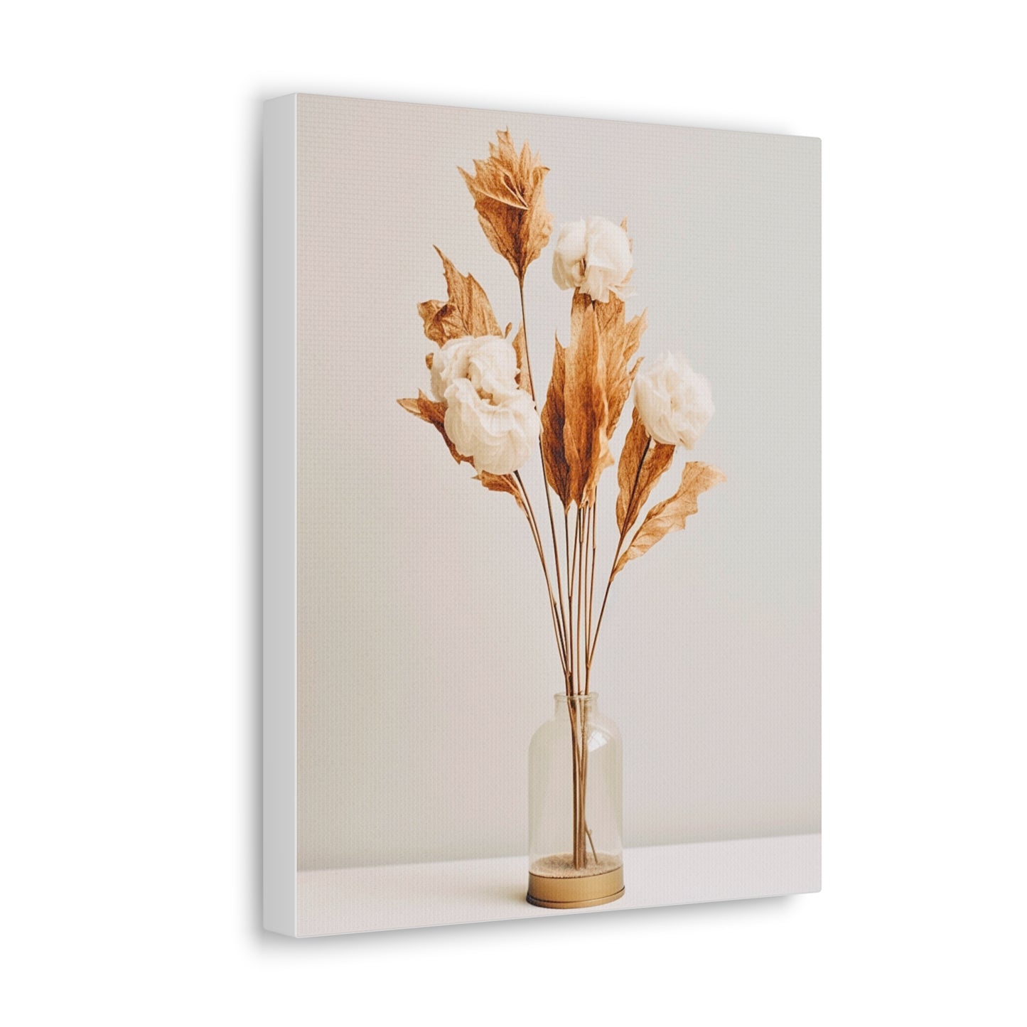 Minimalist Neutral Dry Flower Art 1