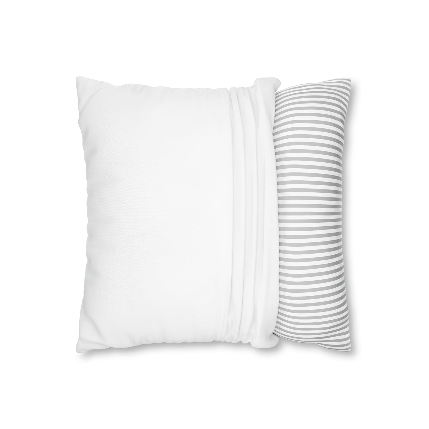 Neutral Color Flower Spun Polyester Pillowcase