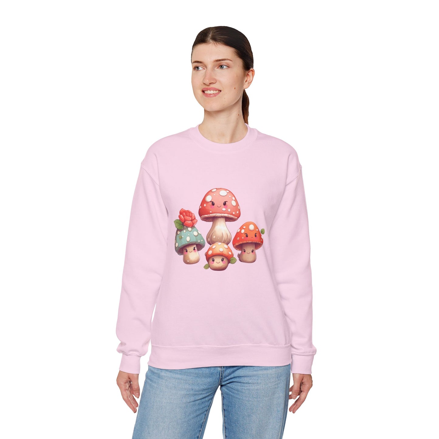 Kawaii Mushroom Sweatshirt