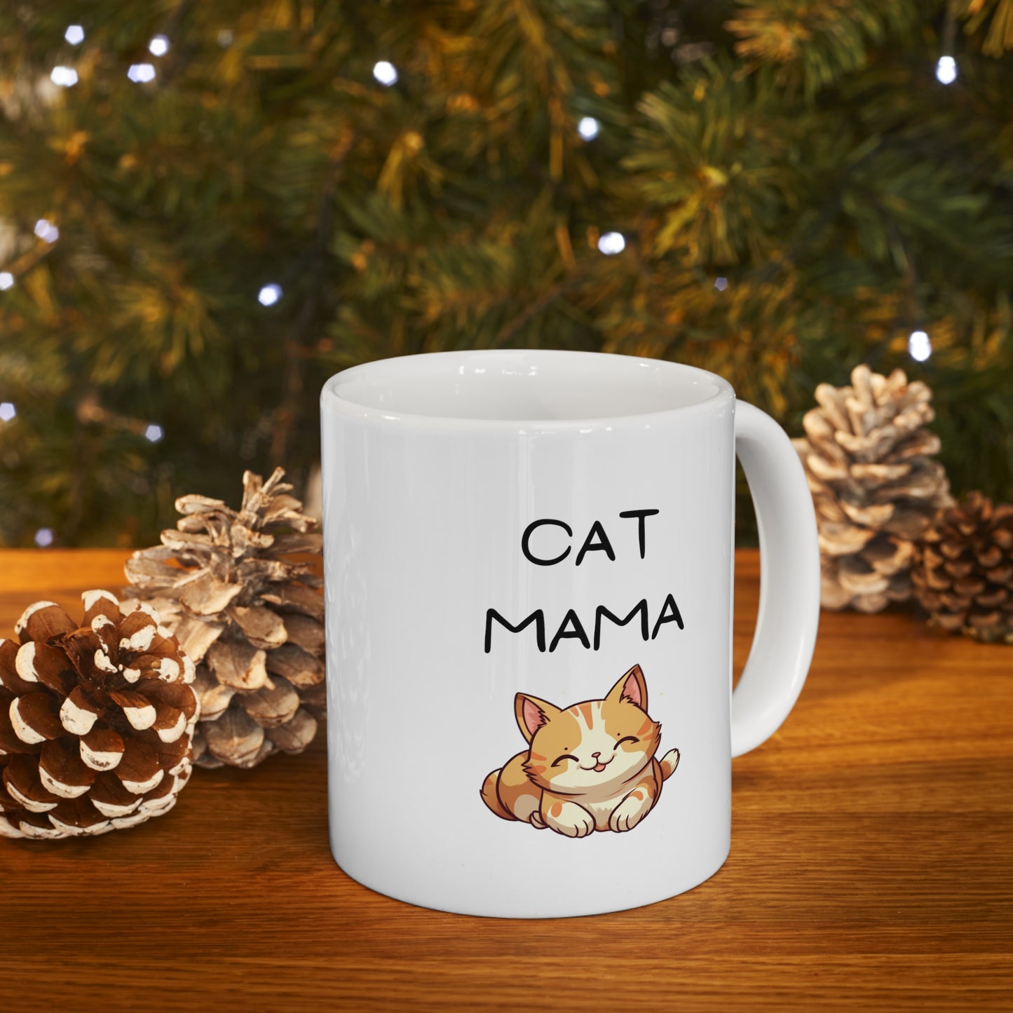 Cat Mama Ceramic Mug 11oz