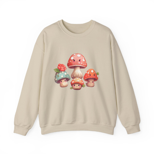 Kawaii Mushroom Sweatshirt