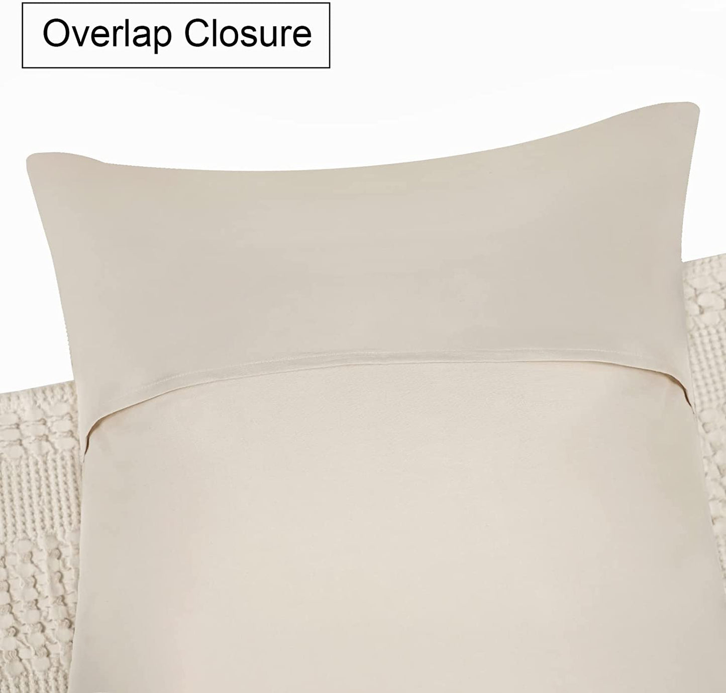 2 Pack Elegant Home Decorative Euro Throw Pillow Covers